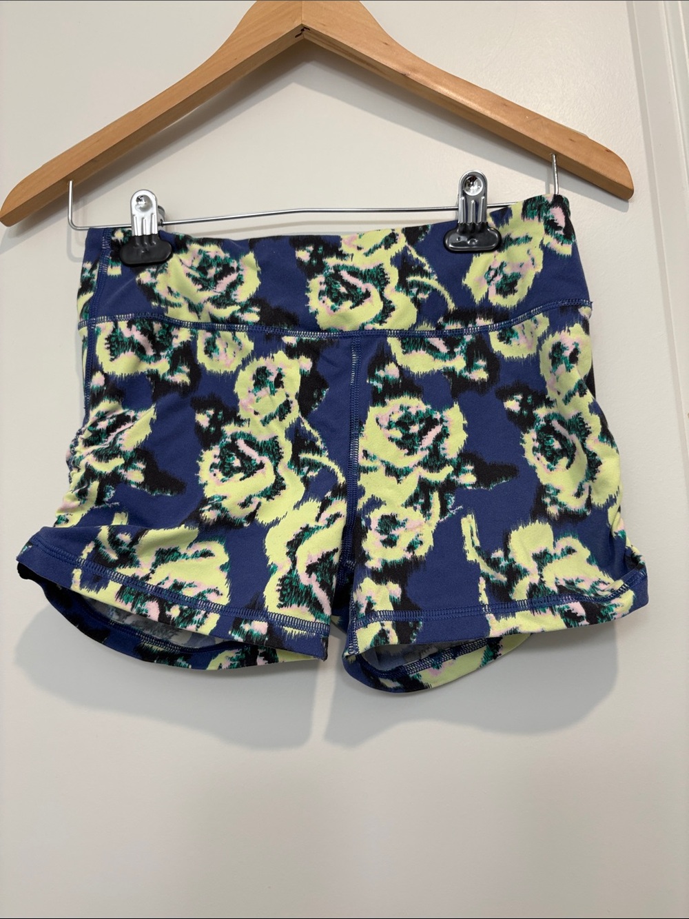 Victoria's Secret Navy Floral Small Athletic Shorts